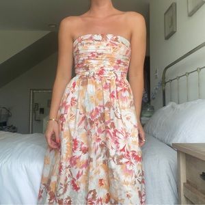 ABERCROMBIE FLORAL MIDI DRESS